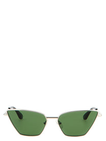 Alexander McQueen Cat Eye Sunglasses Gold