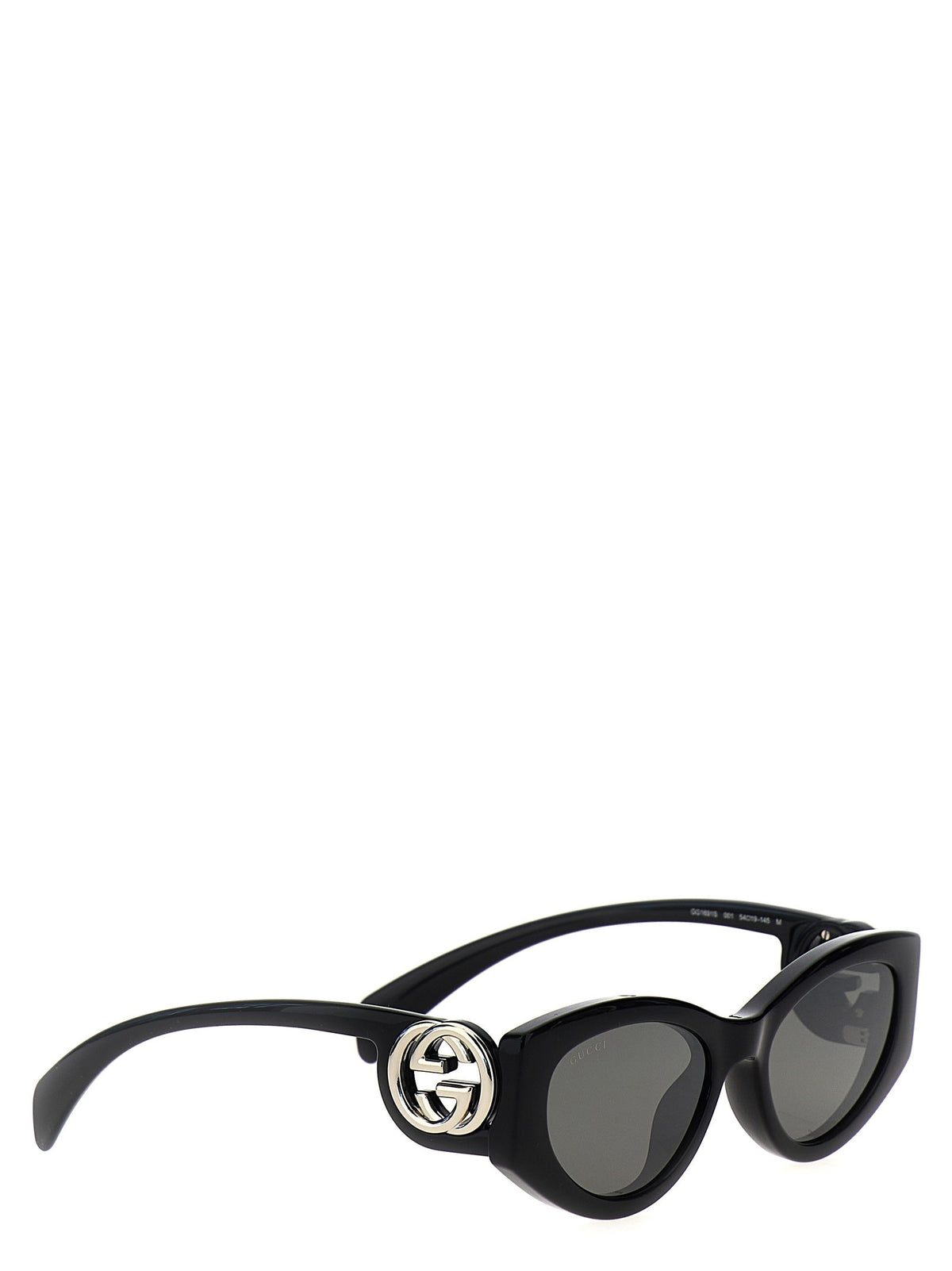 Gucci Cat Eye Sunglasses Black, view 3