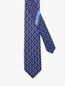 Ferragamo Men's Catamarano Silk Tie Blue