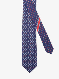 Ferragamo Men's Catamarano Silk Tie Blue