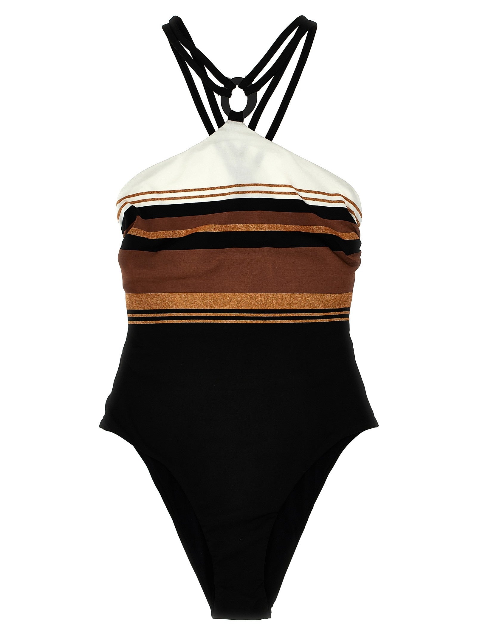 Max Mara Cathy One Piece Swimsuit Gold