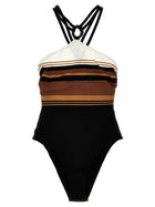 Max Mara Cathy One Piece Swimsuit Gold