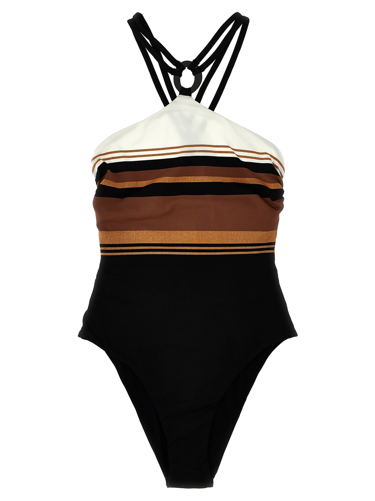 Max Mara Cathy One Piece Swimsuit Gold