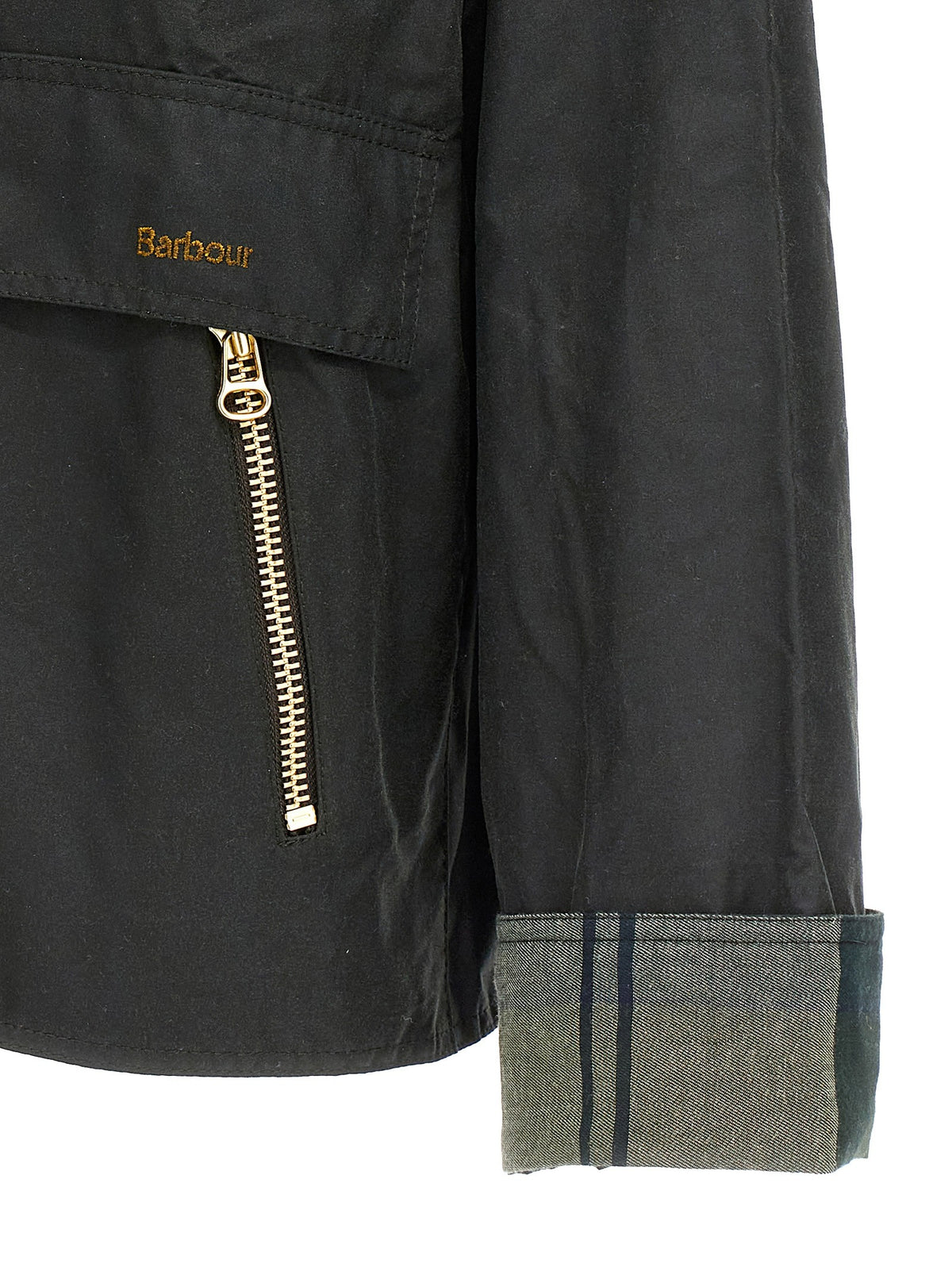 Barbour Catton Jacket Green, view 4