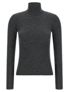 Max Mara Cavallo Turtleneck Sweater Grey