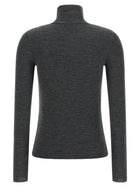 Max Mara Cavallo Turtleneck Sweater Grey