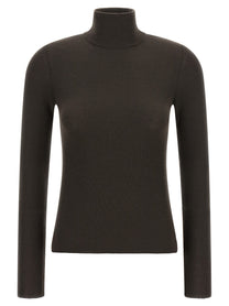 Max Mara Cavallo Turtleneck Sweater Brown