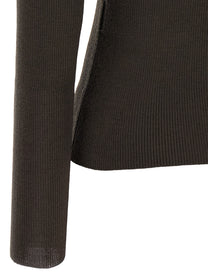 Max Mara Cavallo Turtleneck Sweater Brown