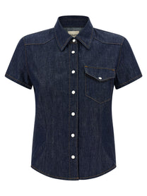 Khaite Cavazos Shirt Blue