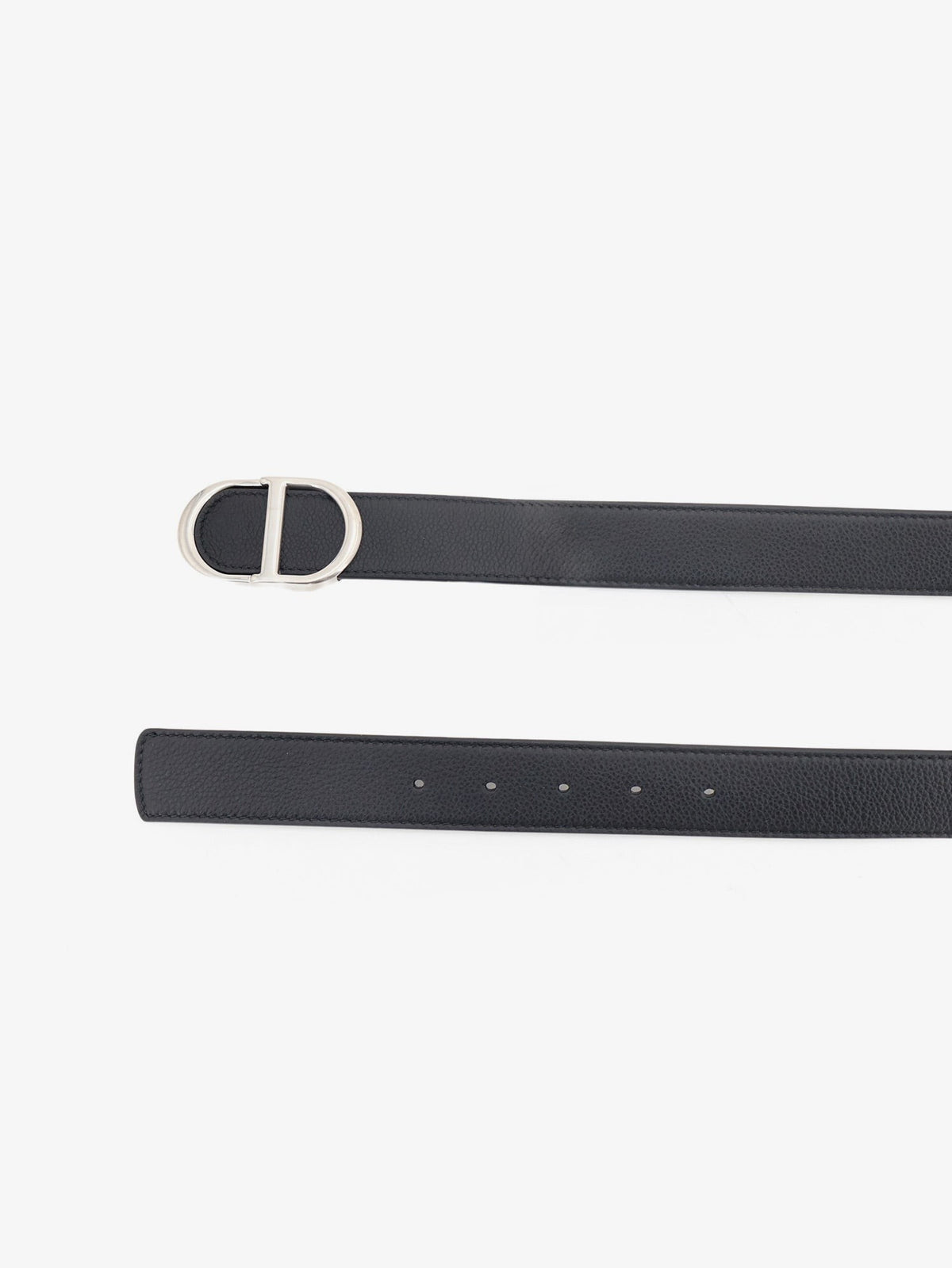Dior Men's CD Icon Leather Belt Black, view 2