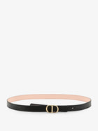 Dior Women's CD Icon Leather Belt Red