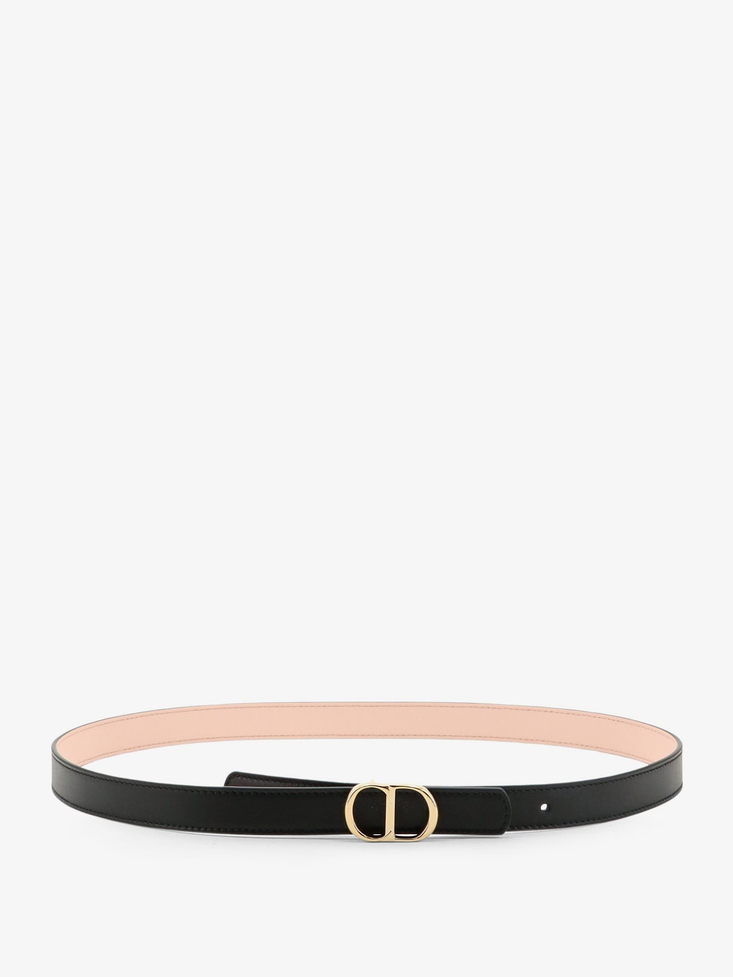 Dior Women's CD Icon Leather Belt Red