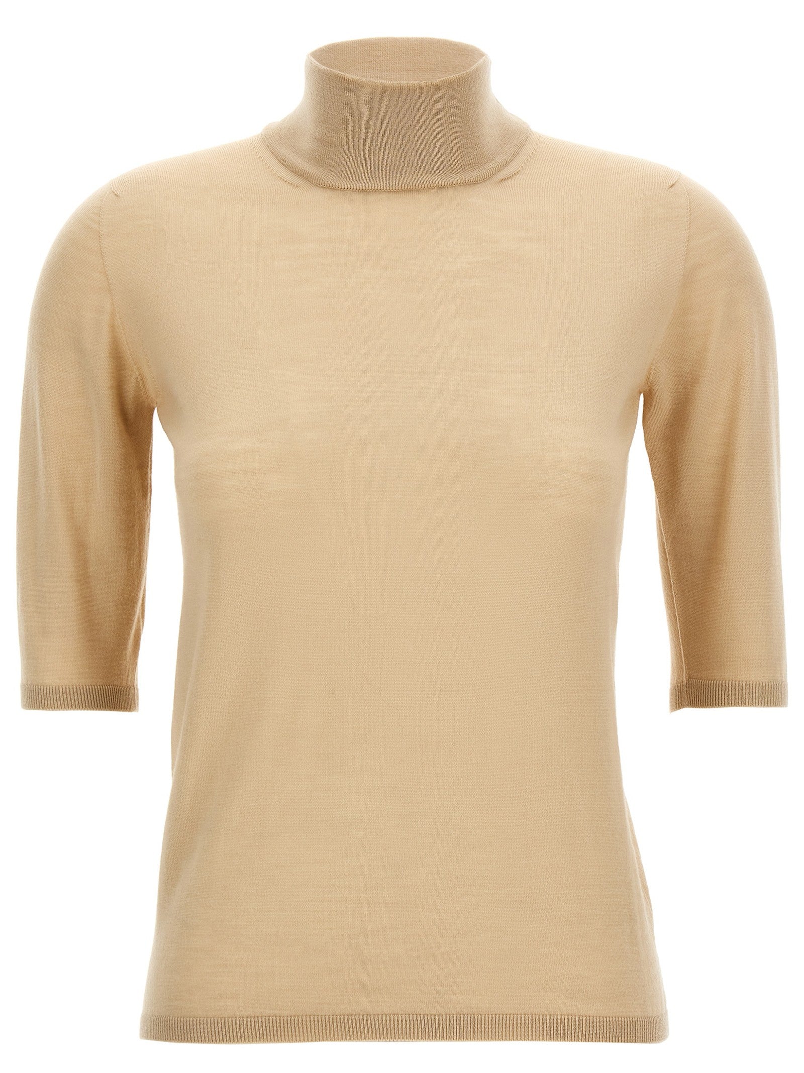 Max Mara Cecina Turtleneck Sweater Beige