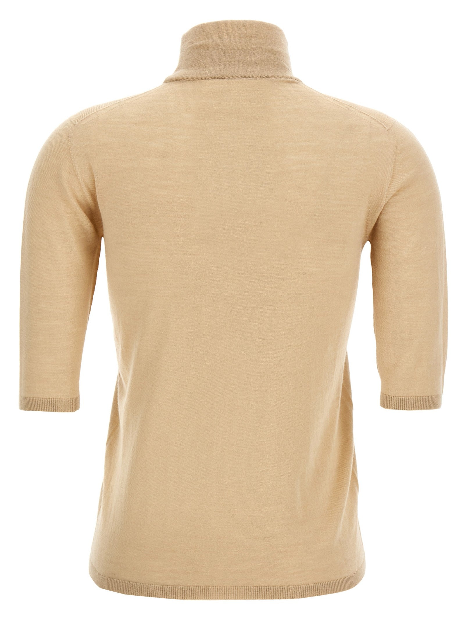 Max Mara Cecina Turtleneck Sweater Beige