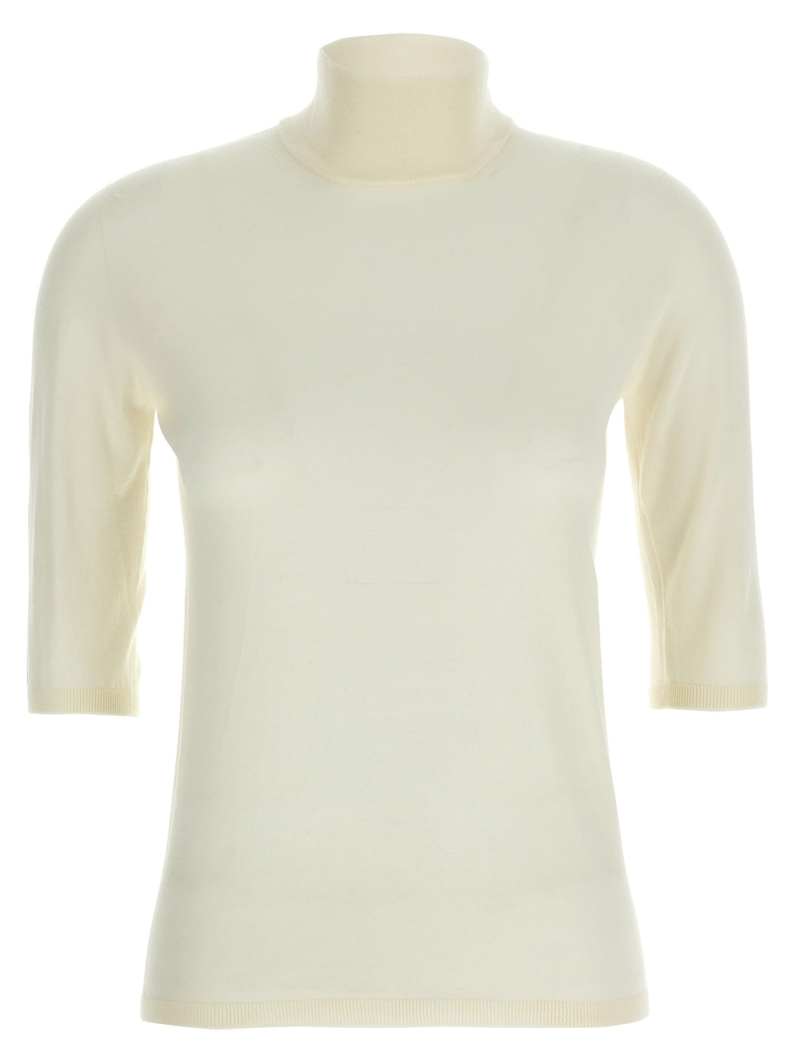 Max Mara Cecina Turtleneck Sweater White