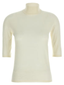 Max Mara Cecina Turtleneck Sweater White
