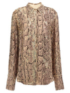 Dries Van Noten Celina Bis Shirt Blue