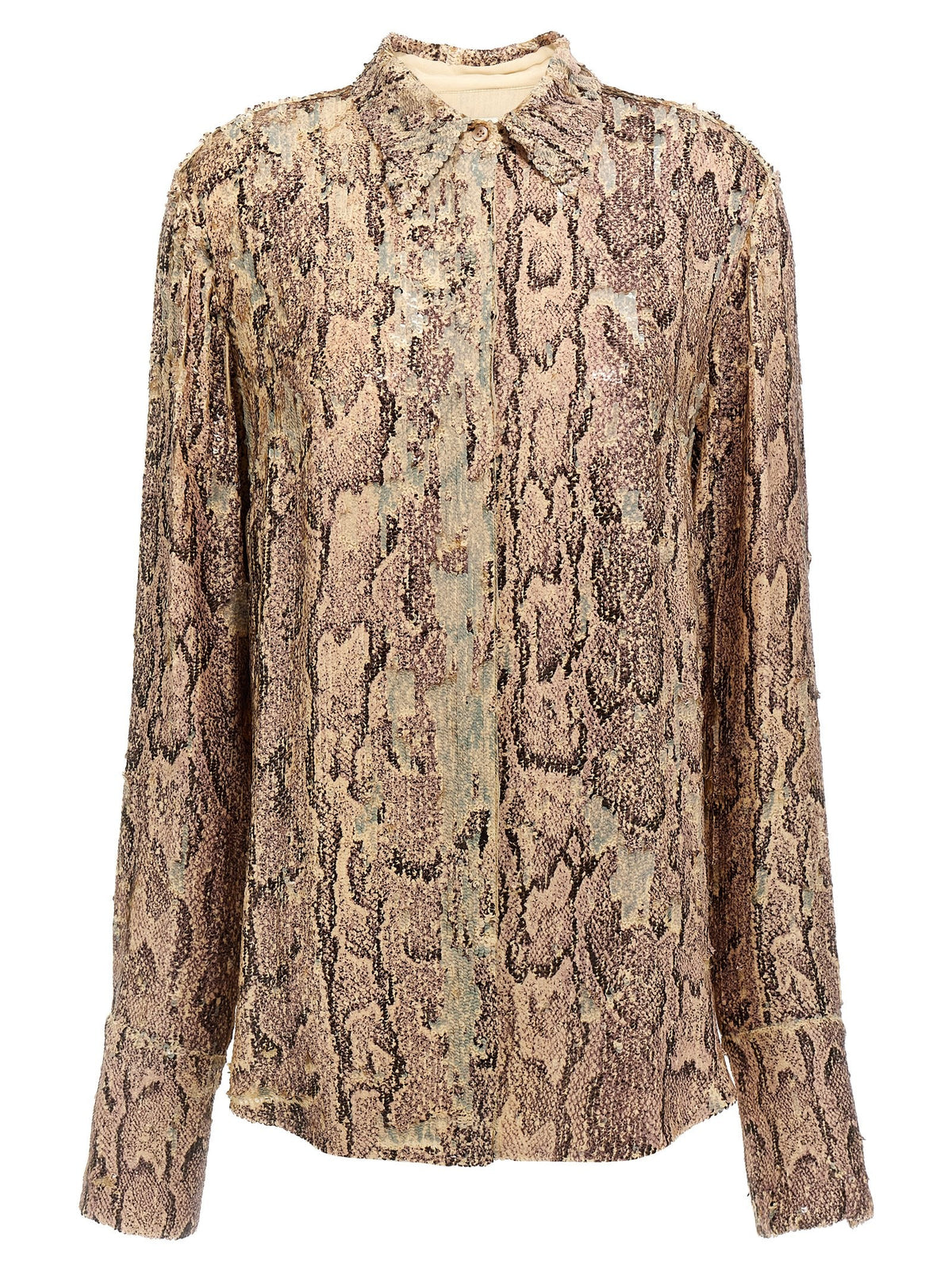 Dries Van Noten Celina Bis Shirt Blue