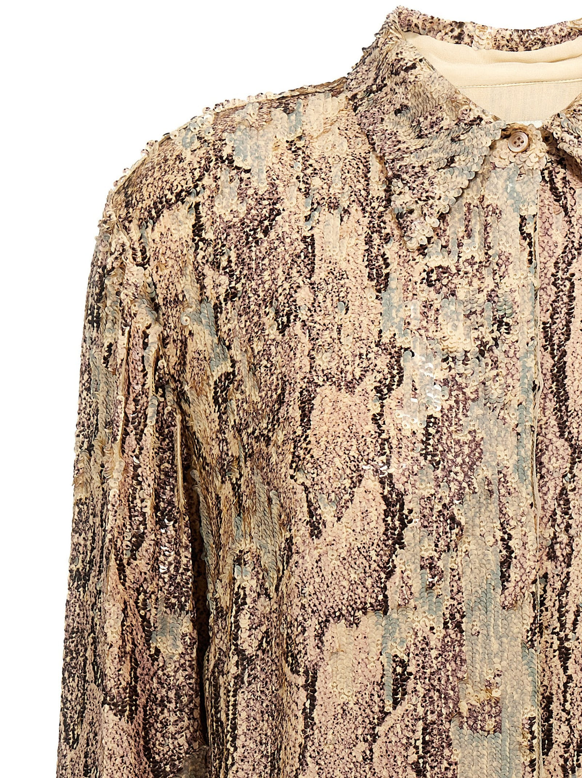 Dries Van Noten Celina Bis Shirt Blue, view 3
