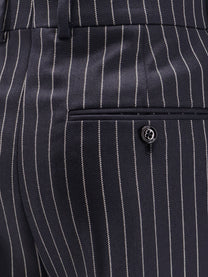Celine - Celine Keith Wool Trousers With Pinstripe Motif - Men’s Pants