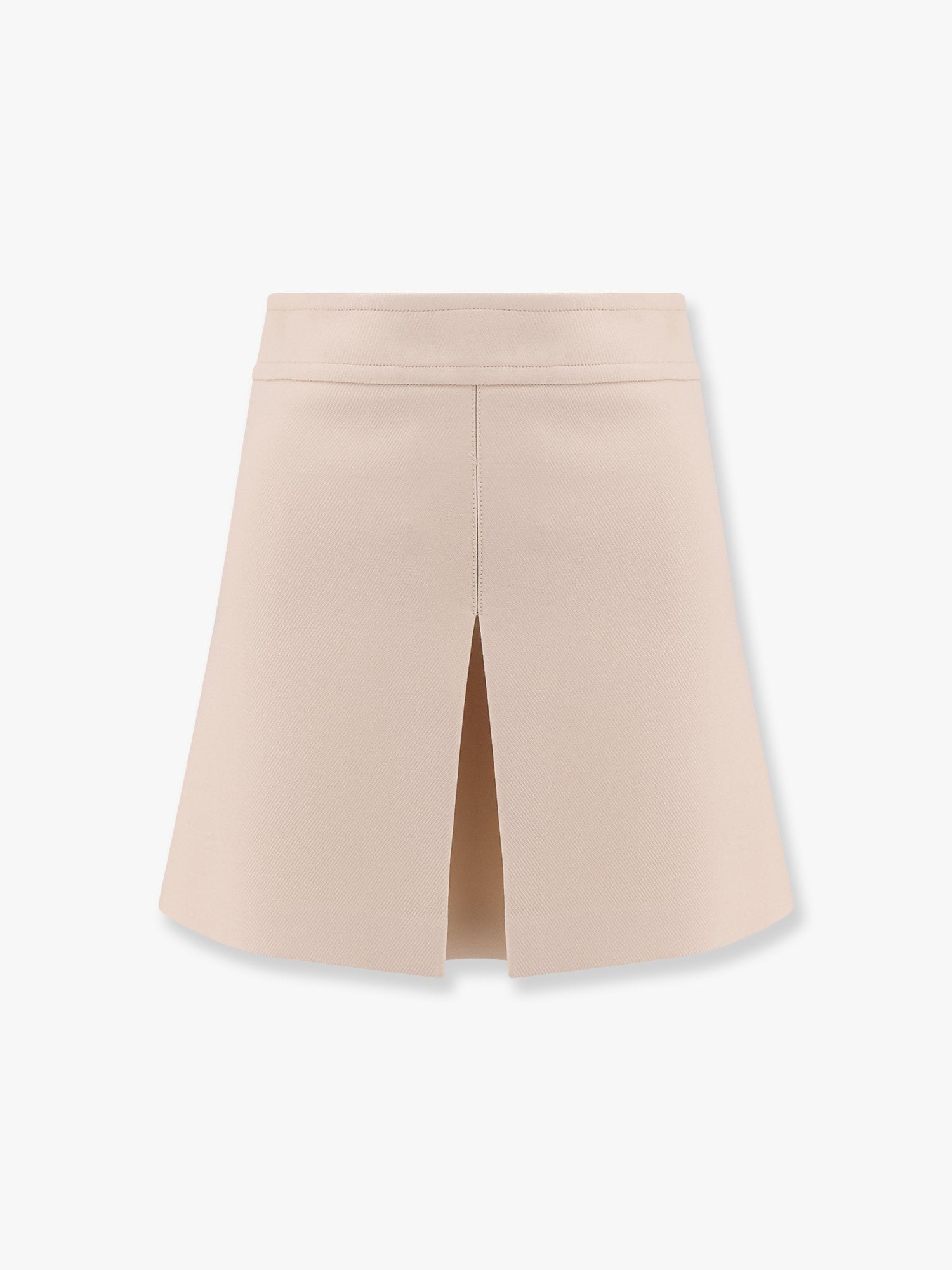 Celine - Celine Trapeze Mini Wool And Silk Skirt - Women’s Clothing