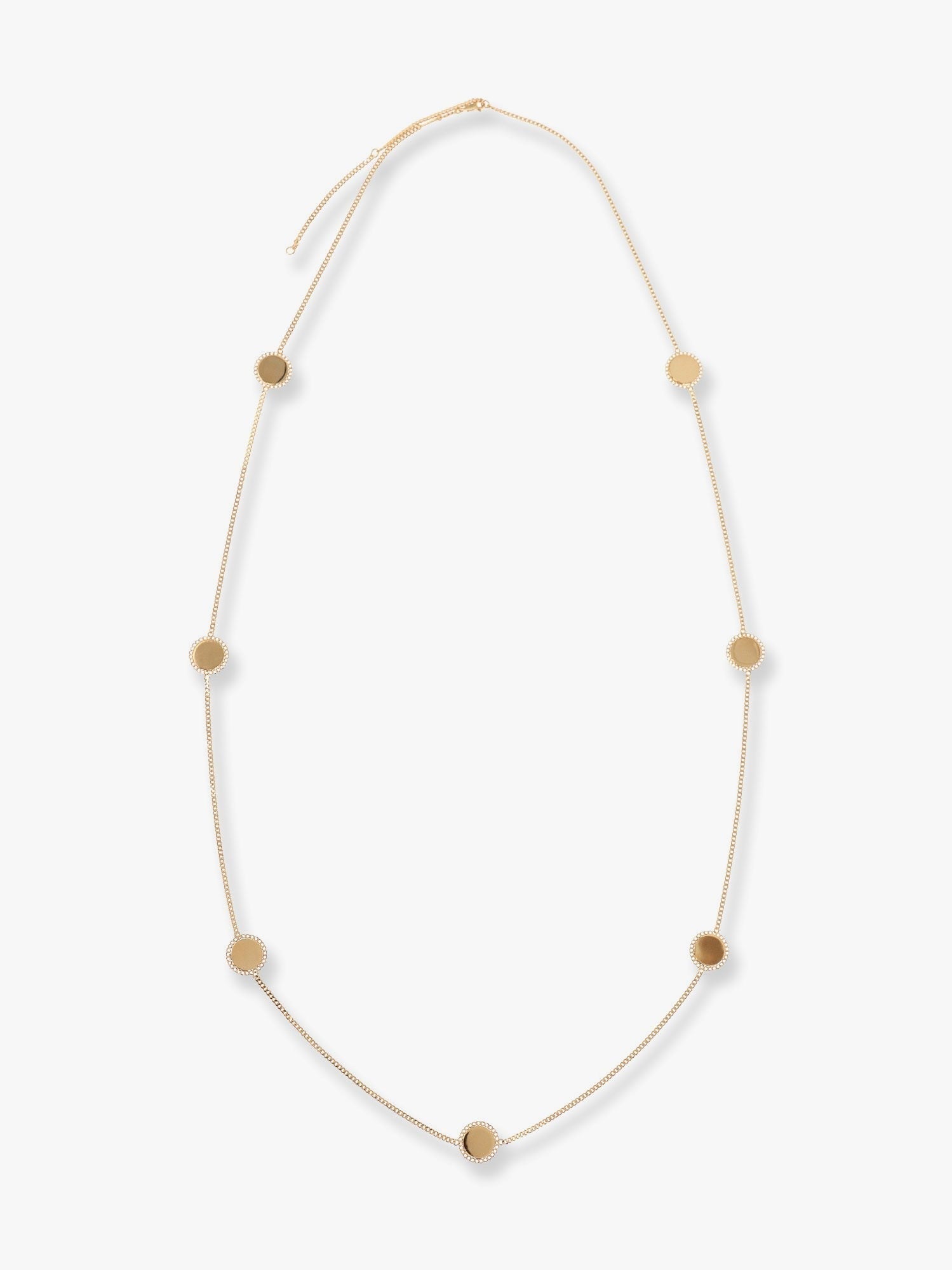 Celine - Celine Medaille Sautoir Metal Necklace - Women’s Accessories