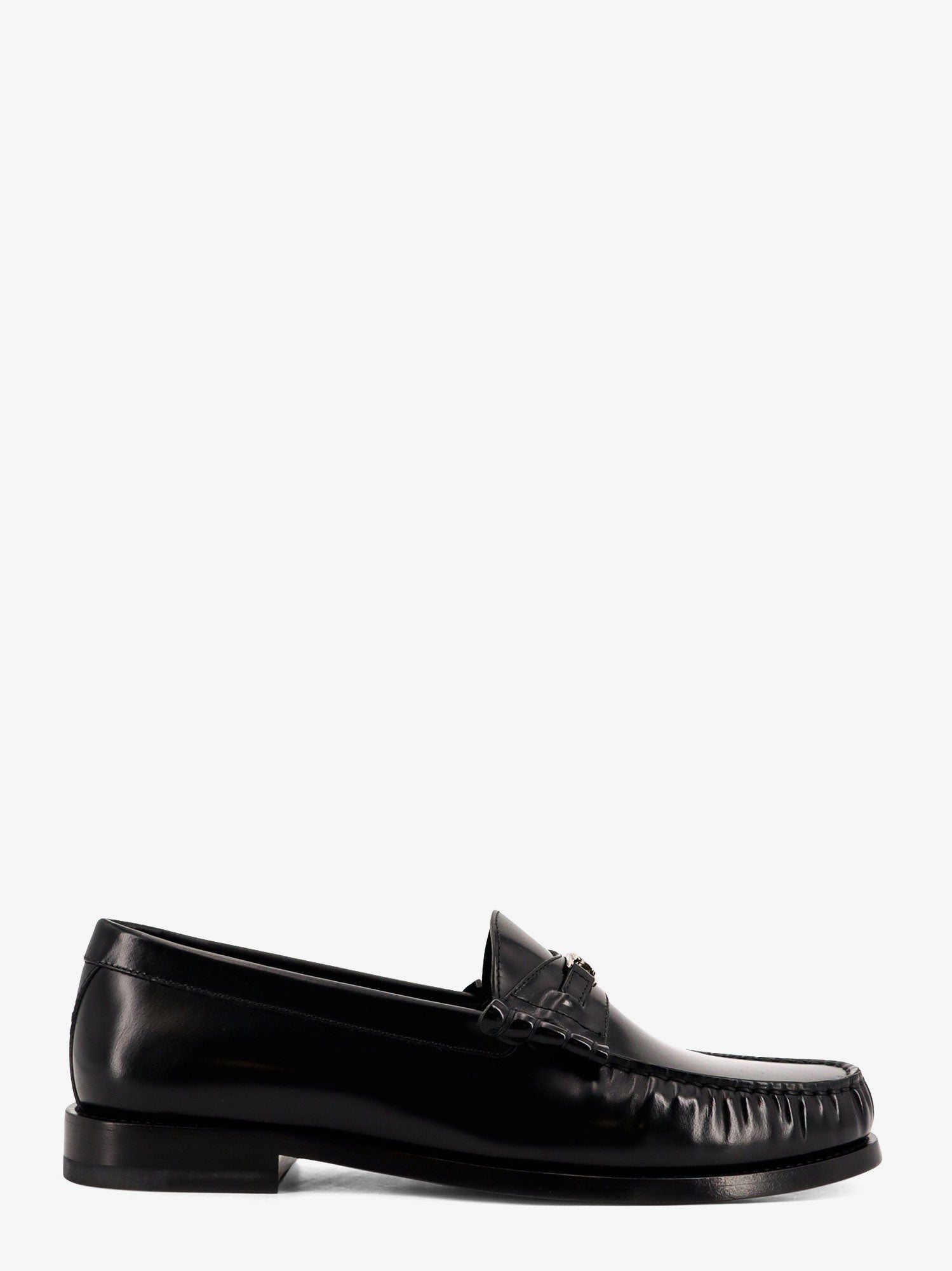 Celine Men's Celine Luco Leather Loafers Black Celine