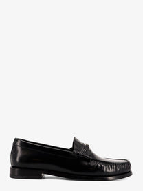 Celine Men's Celine Luco Leather Loafers Black Celine