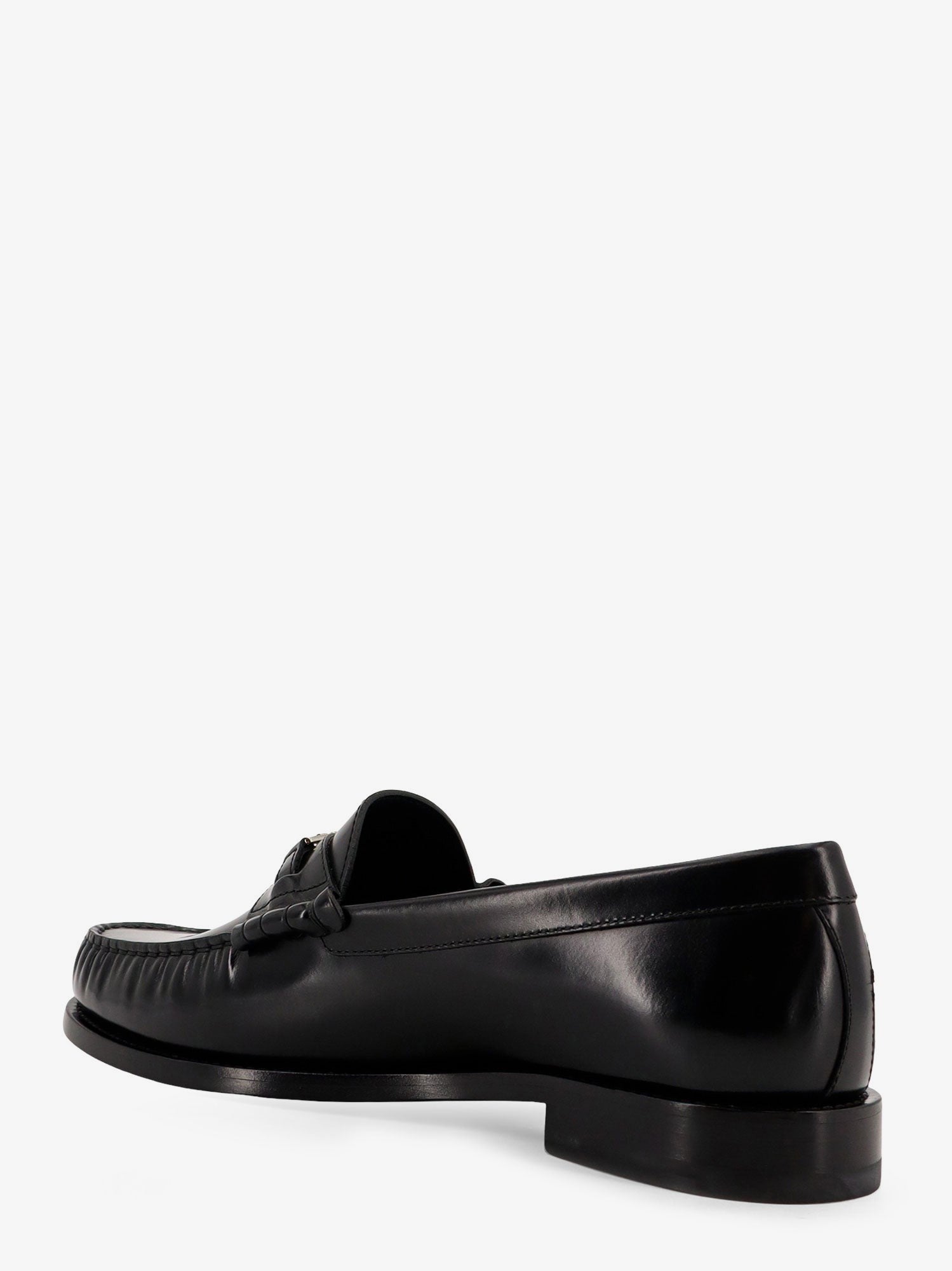 Celine Men's Celine Luco Leather Loafers Black