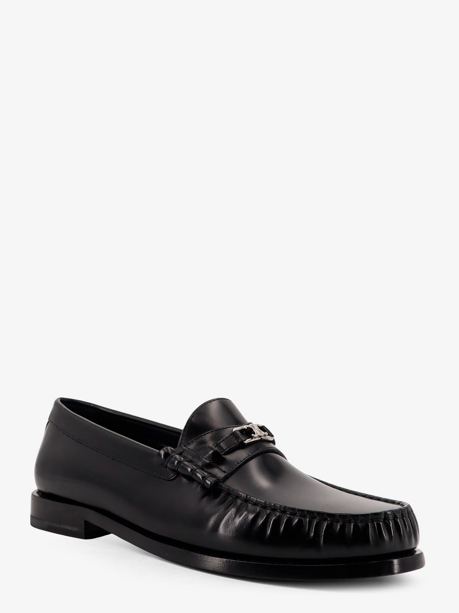 Celine Men's Celine Luco Leather Loafers Black