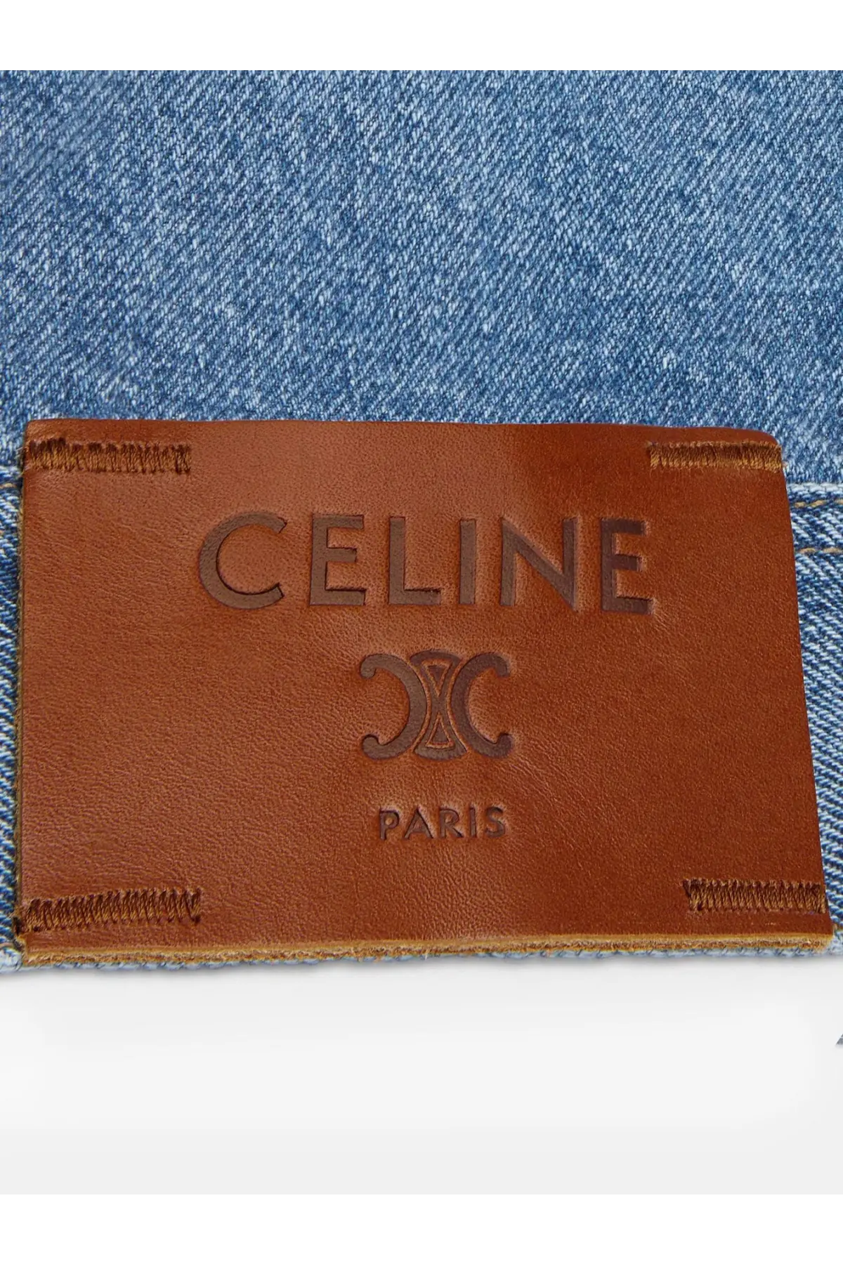 Celine Men's Blue Denim Jacket Blue, view 3