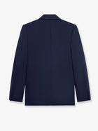 Celine Men's Classic Single Breasted Wool and Cashmer Blazer Blue, view 2