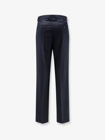 Celine Men's Classic Wool Trousers Blue, view 2