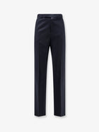 Celine Men's Classic Wool Trousers Blue