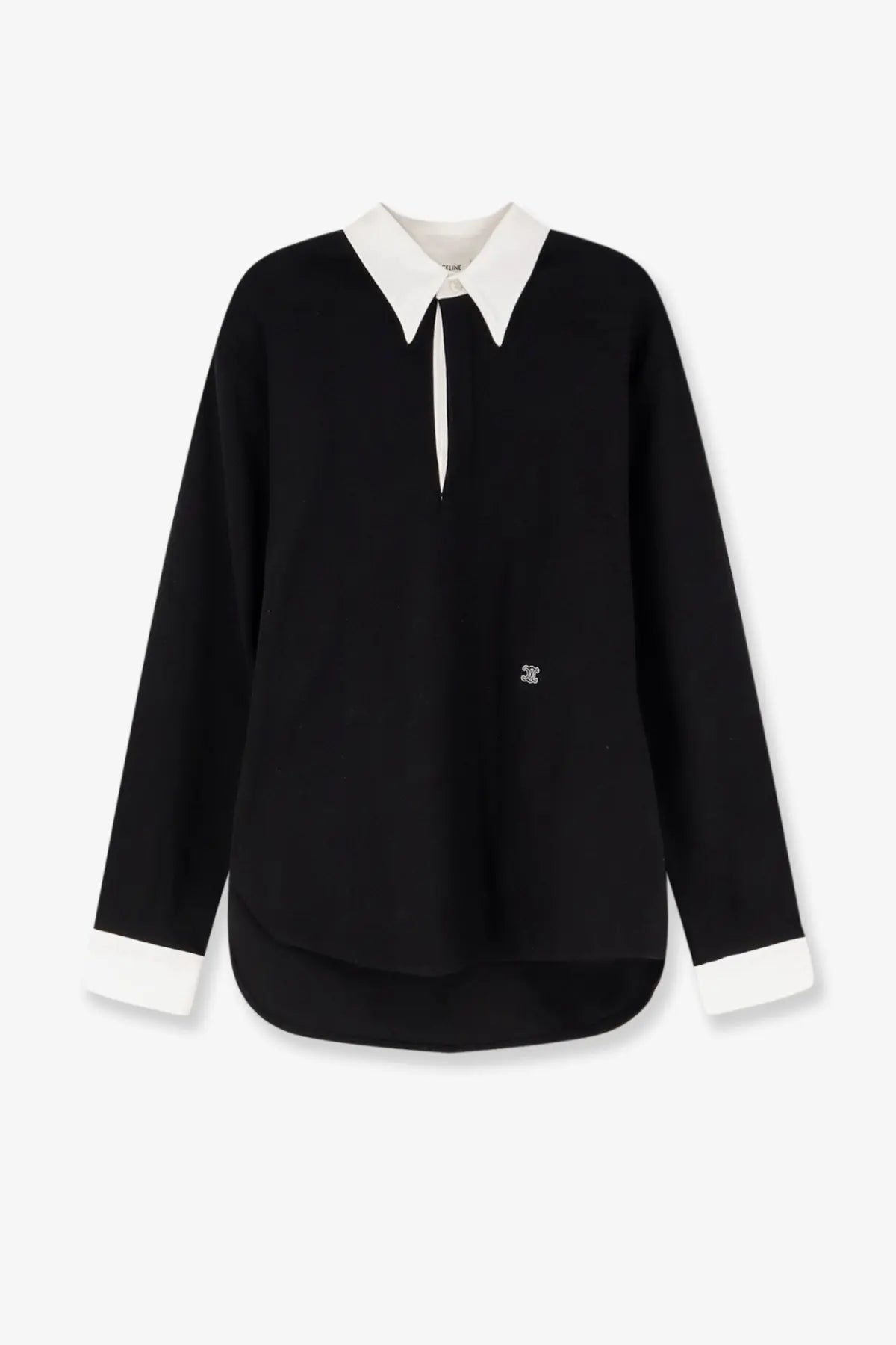 Celine Men's Cotton Sweatshirt Black