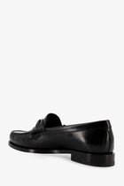 Celine Men's Celine Luco Leather Loafers Black, view 3
