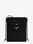 Celine Men's Sharp Leather Crossbody Bag Black