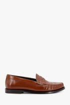 Celine Men's Vivienne Leather Loafer Brown