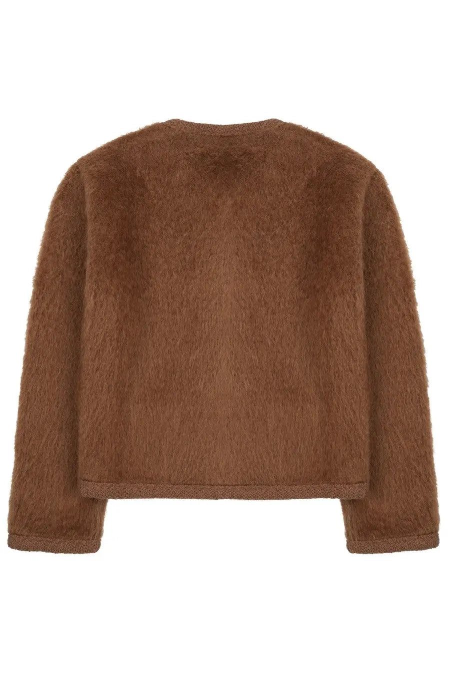 Celine Women's Mohair Chasseur Jacket Brown, view 2