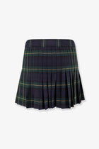 Celine Women's Tartan Wool Kilt Miniskirt Blue, view 2