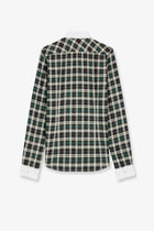 Celine Women's Tartna Cotton Shirt Green