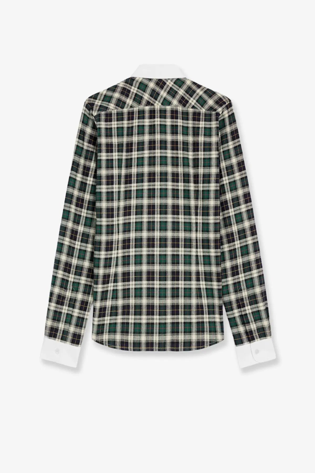 Celine Women's Tartna Cotton Shirt Green