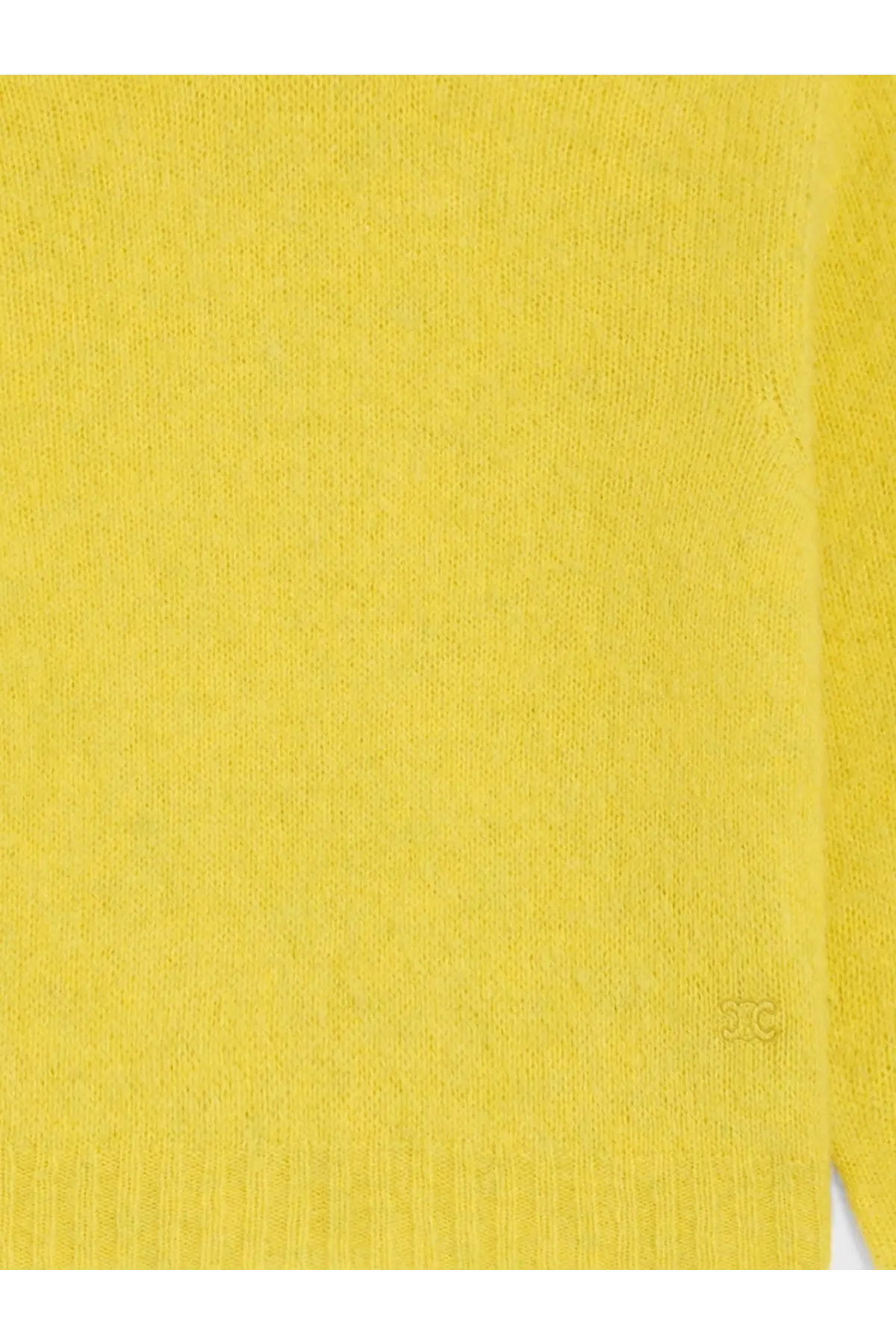 Celine Women's Wool Turtleneck Yellow, view 3