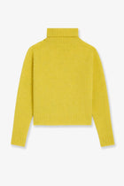 Celine Women's Wool Turtleneck Yellow, view 2