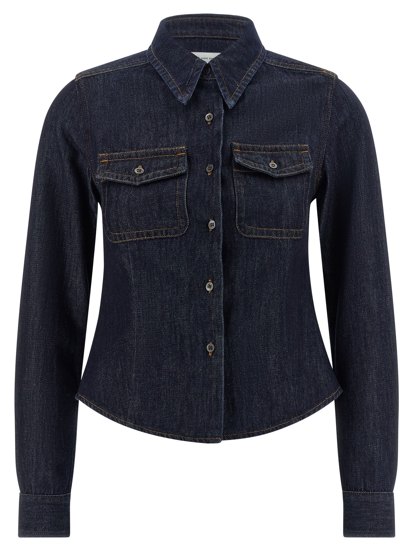 Dries Van Noten Cellie Den Shirt Blue
