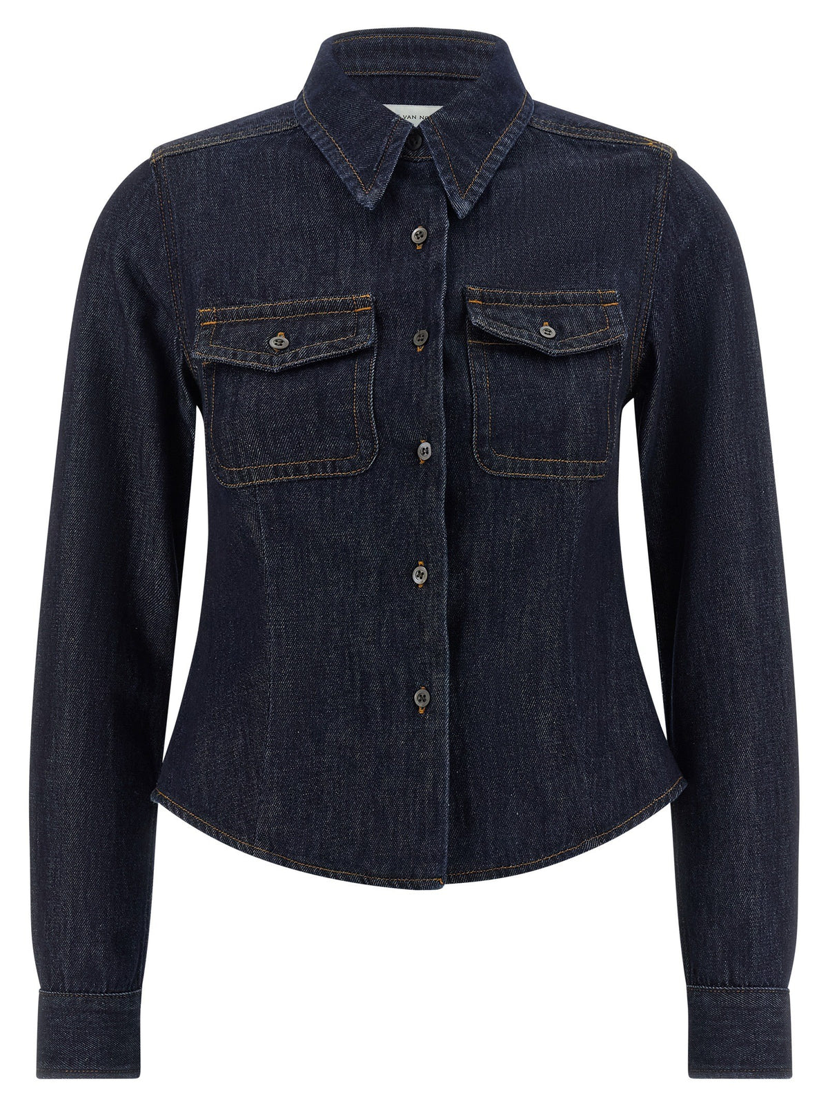 Dries Van Noten Cellie Den Shirt Blue