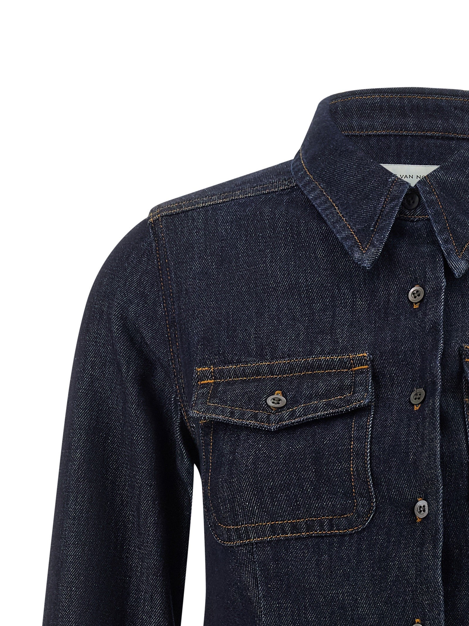 Dries Van Noten Cellie Den Shirt Blue