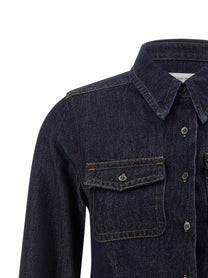 Dries Van Noten Cellie Den Shirt Blue