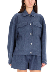 Sportmax Women's Celso Jacket Blue