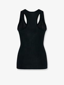 The Row Women's Cendrea Cotton Tank Top Black